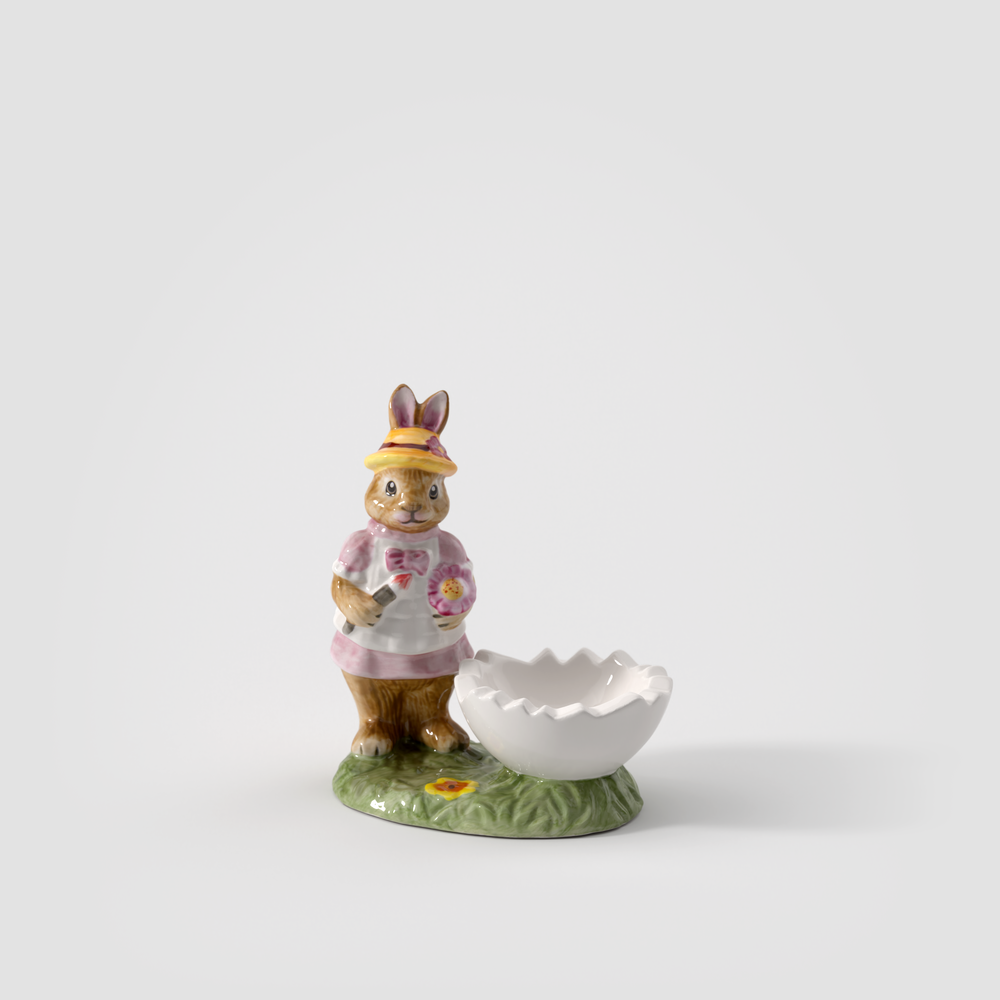 Bunny Tales Egg cup - Multi-colored, porcelain