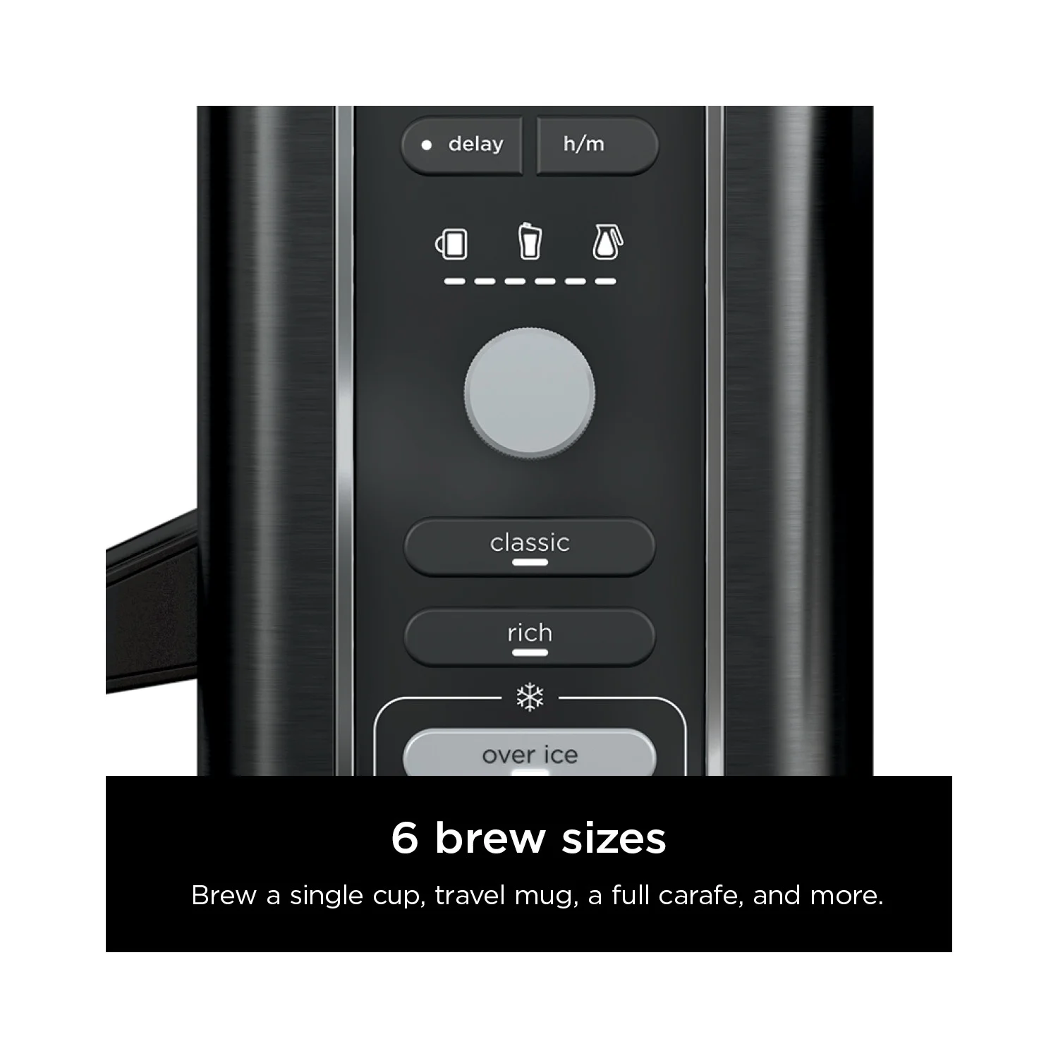Hot Iced Coffee Maker, Single Serve to 10 Cup Carafe, Drip, Rapid Cold Brew, CM360 Black(Black) - Image 6