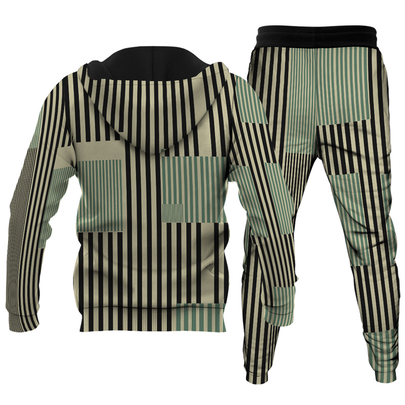 Ensemble de sweat à capuche imprimé personnalisé pour homme 018