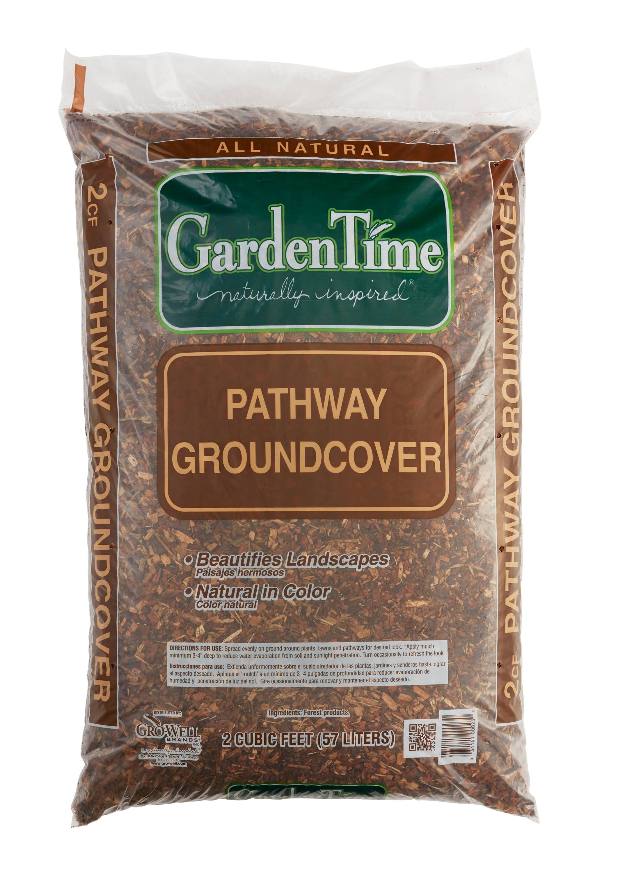 Garden Time 2-cu ft Brown Garden Bark