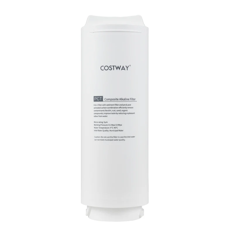 Replacement PCT Filter for AW-RB20 AW-RB05 RO System, Alkaline PH+ Composite Water Filter Cartridge, Twist-in Installation, 12-Month Lifespan