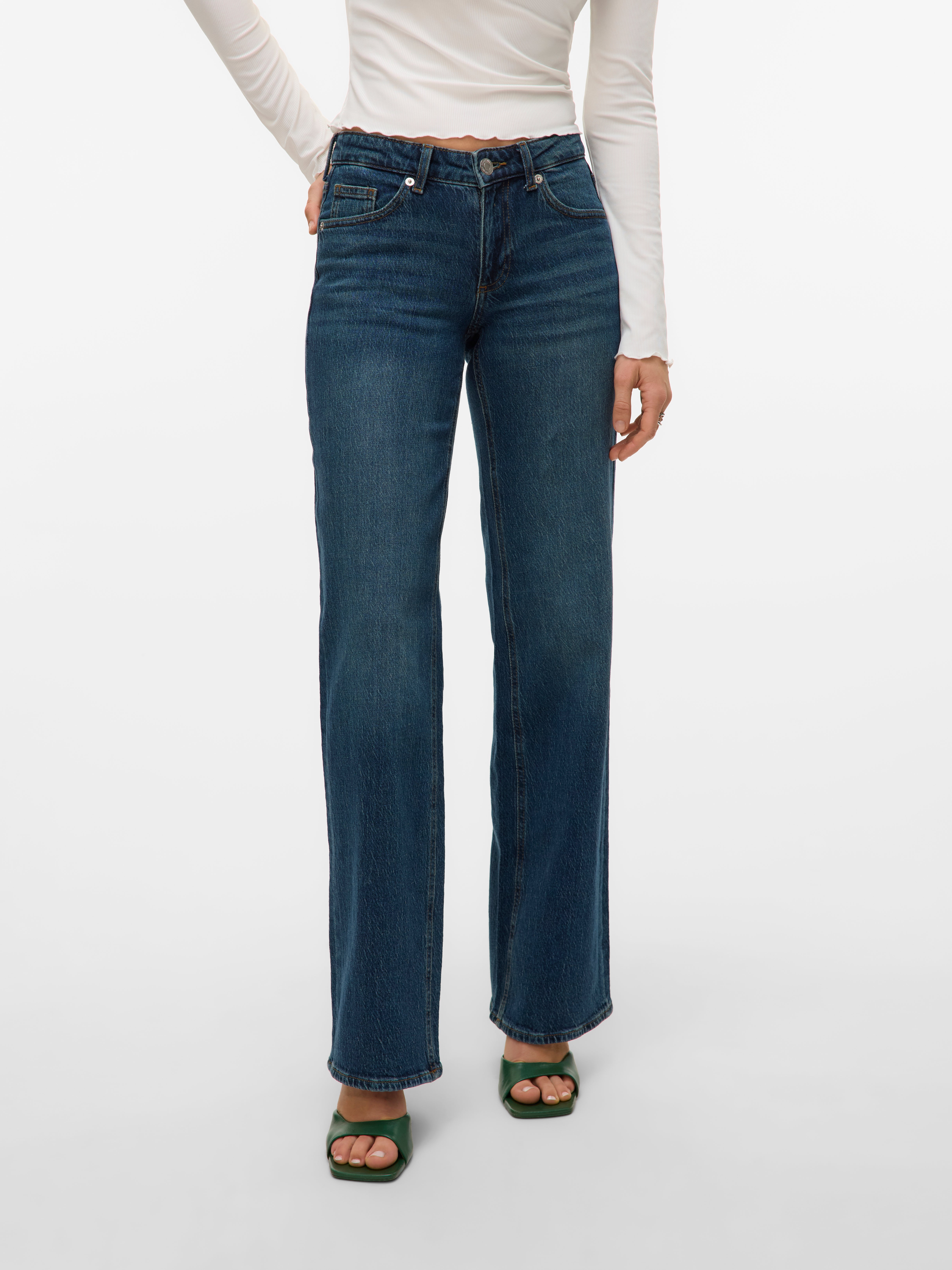 VERO MODA® VMVANESSA Low rise Wide Leg Fit Jeans