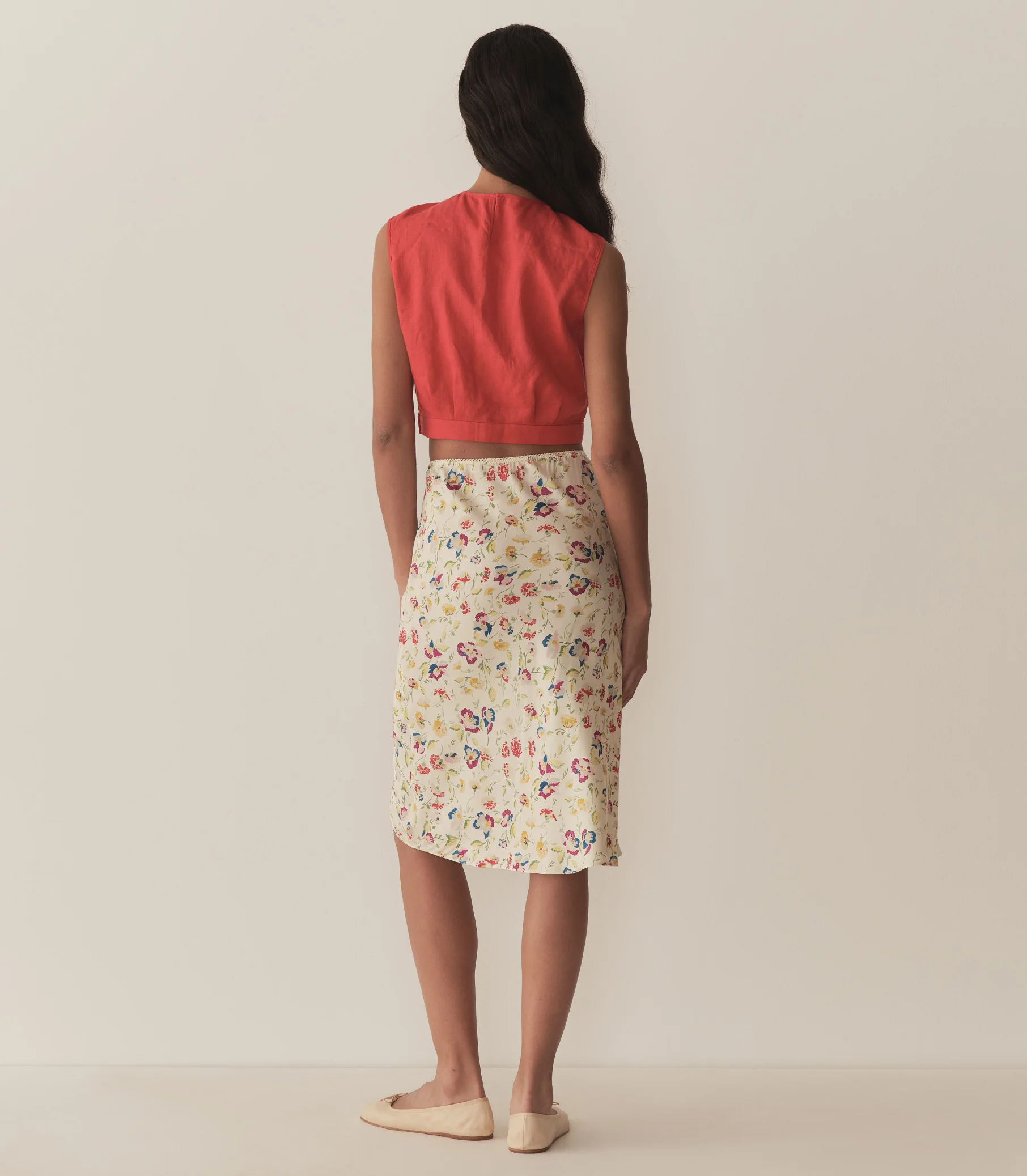 ELOWETTE SKIRT -- WINDSWEPT BLOOMS