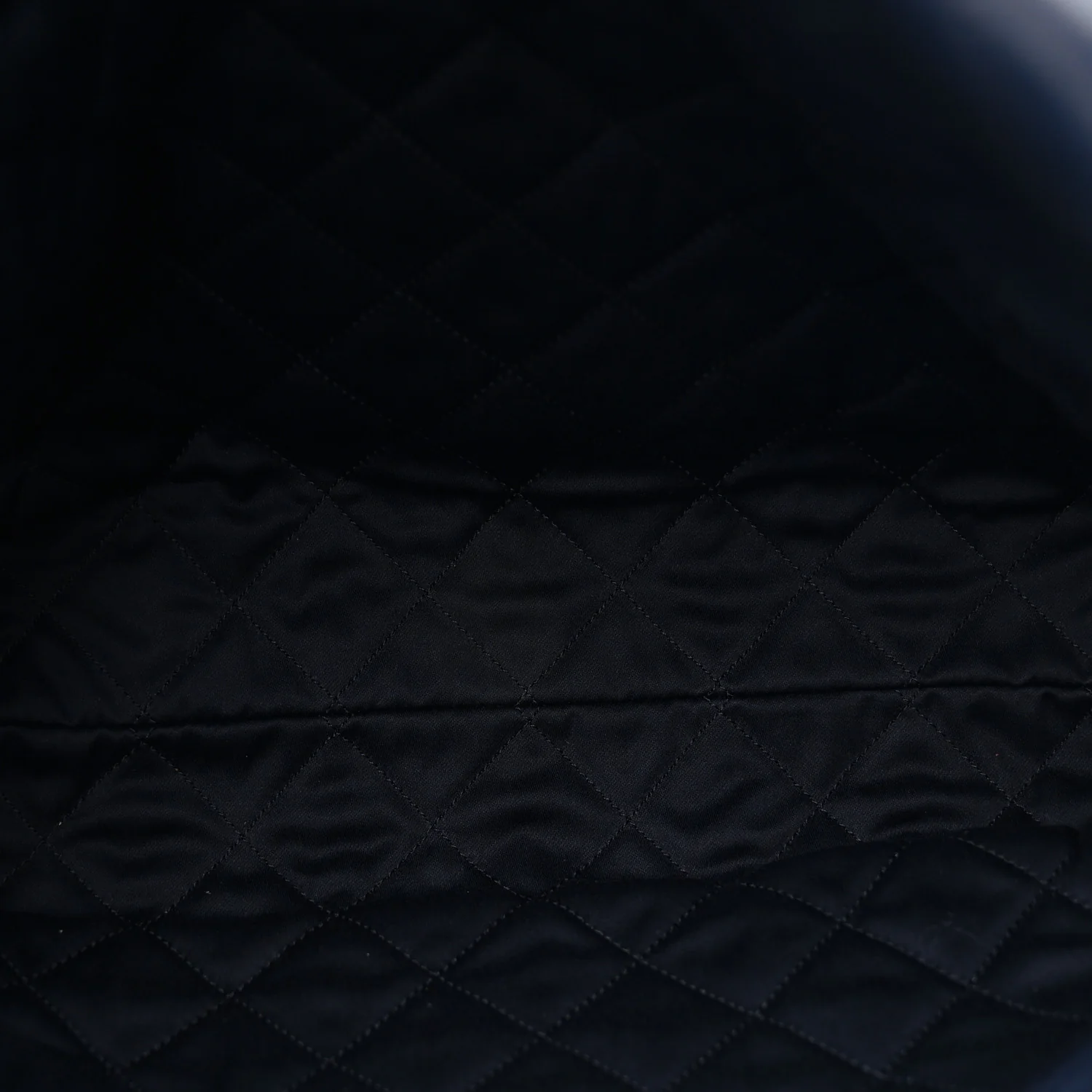 Shiny Calfskin Quilted Small Chanel 22 Navy