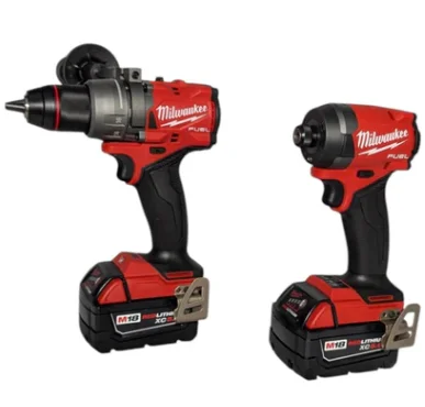 3697-22 M18 FUEL 18V Brushless Cordless 2-Tool Combo Kit �C Hammer Drill Impact Driver with (2) 5.0Ah Batteries, Charger Case - Image 3