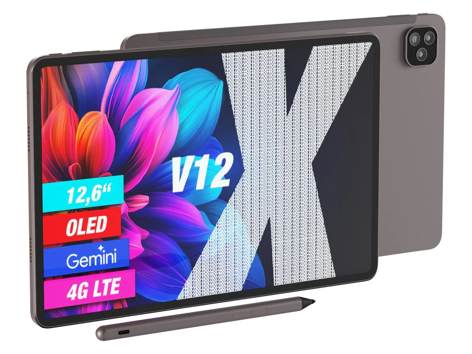 Vale GmbH Tablette numrique V12X LTE, 12,6.