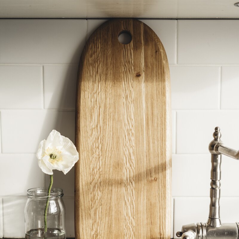 Serveringsbrett 21x55 cm eik