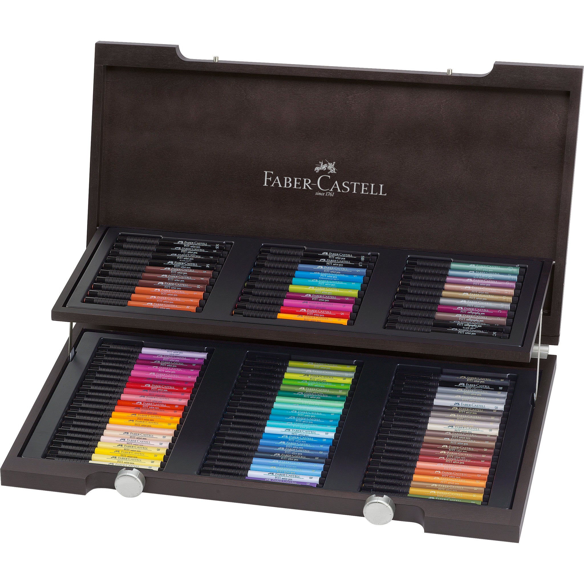 Stylo Pitt Artist, coffret en bois de 90 pièces - #167400