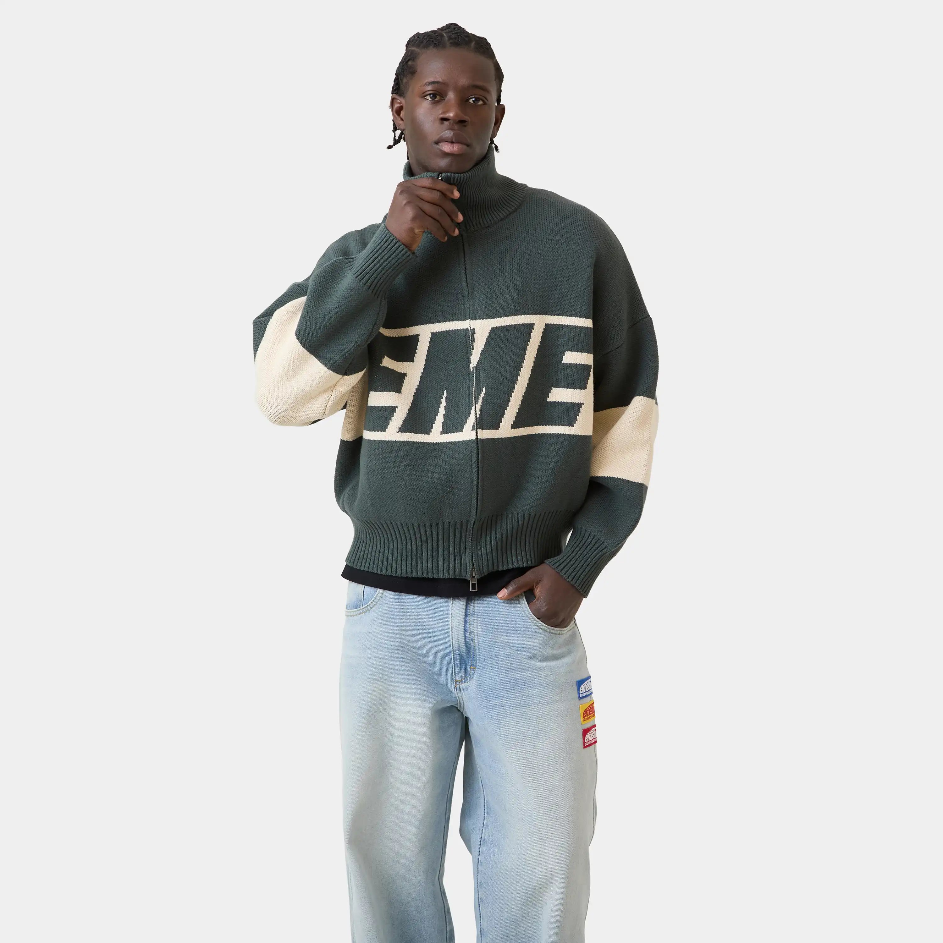 Thrill Hunt Zipper Knit