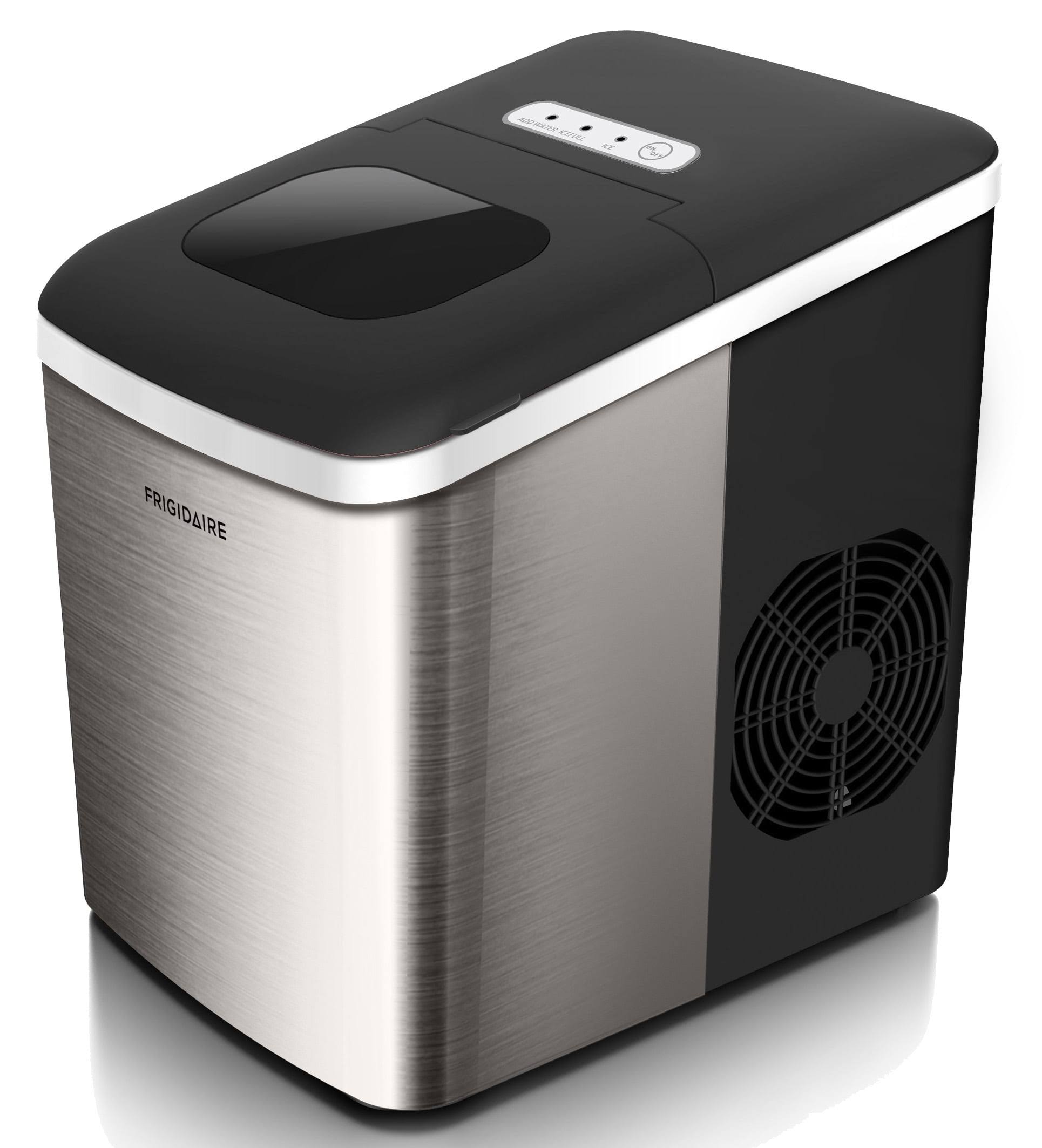 Frigidaire - 26-lb. Portable Ice Maker - Stainless Steel