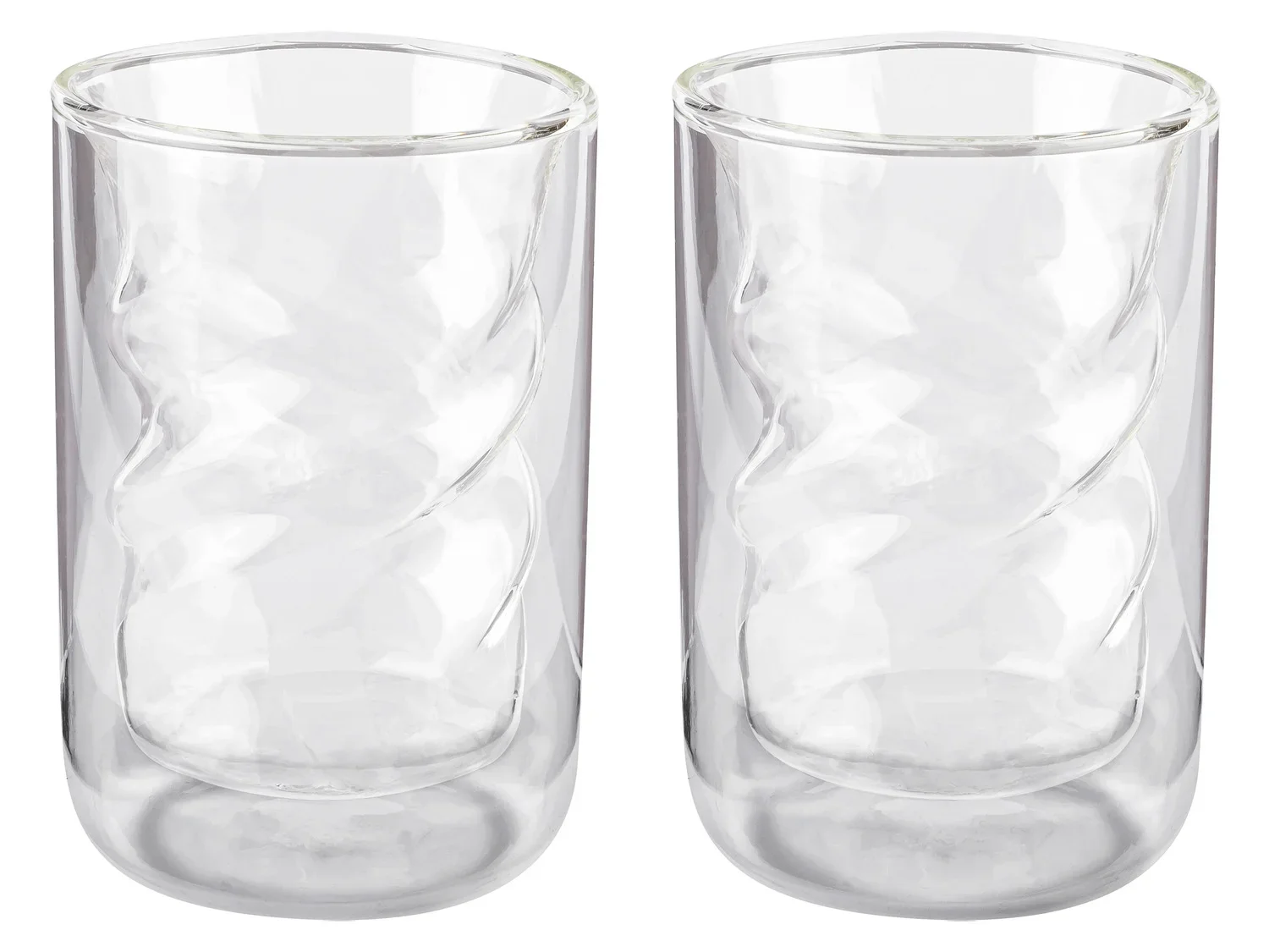 ERNESTO Lot de 2 verres  double paroi