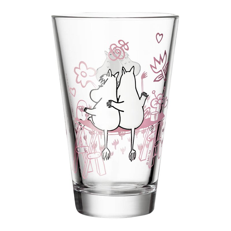 Mummi glass 30 cl 2 stk Kjærlighet