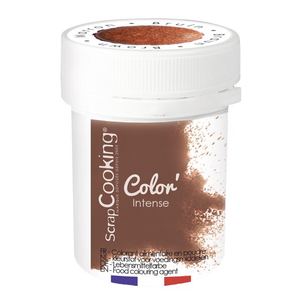 Pulverfarge 5 g brun