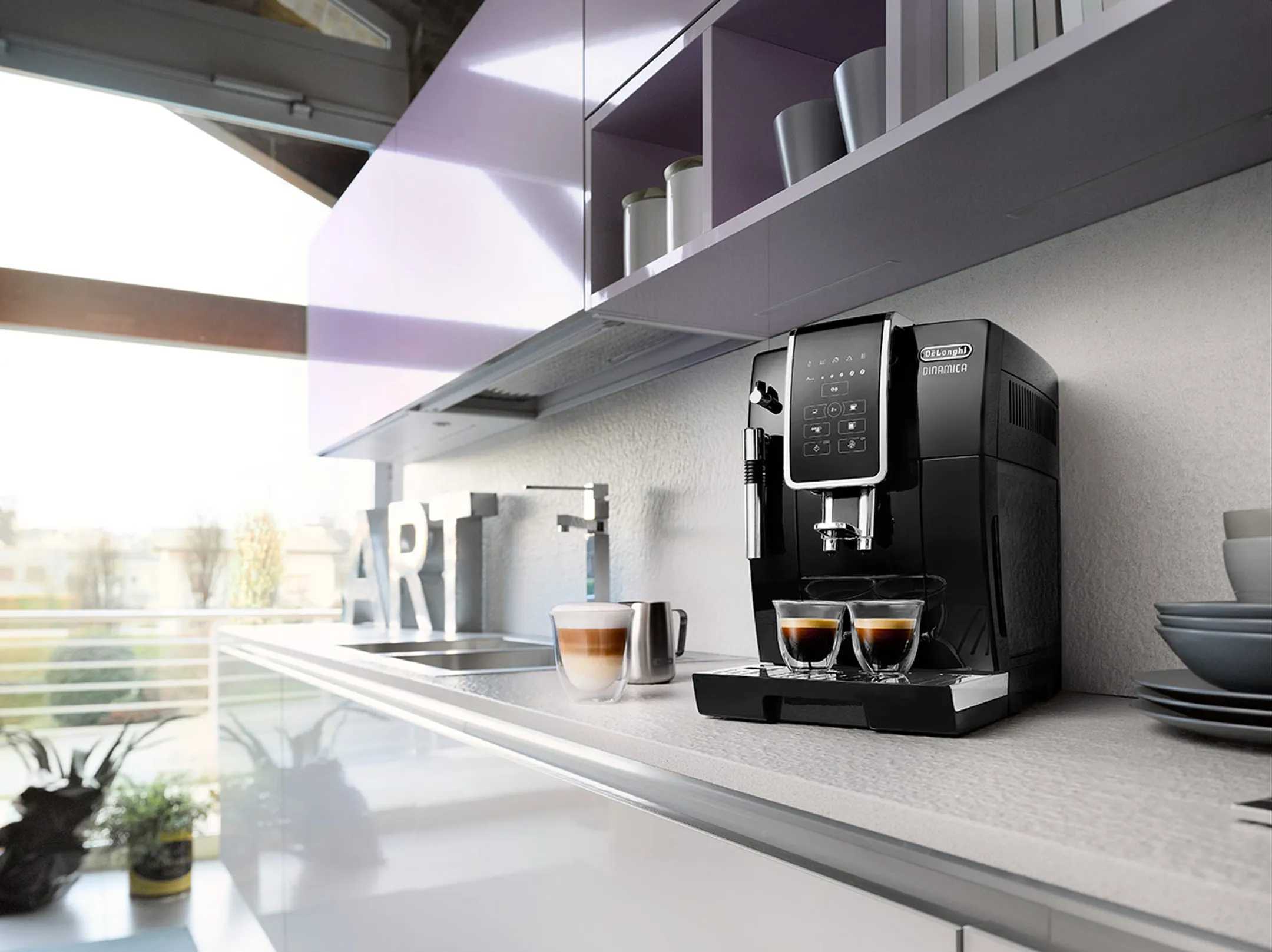 De'Longhi Volautomatische Espressomachine Dinamica ECAM350.15.B