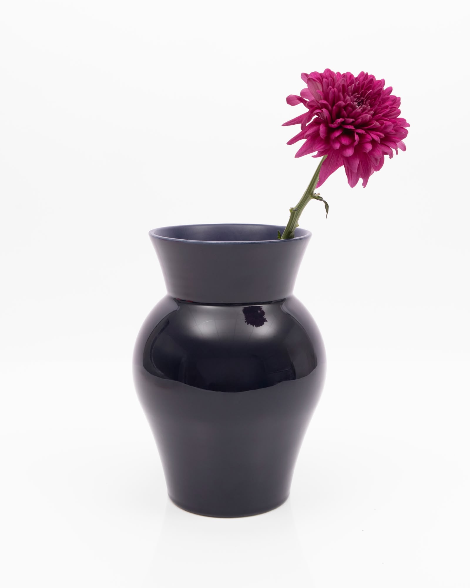 ALVA - VASE L DARK BLUE