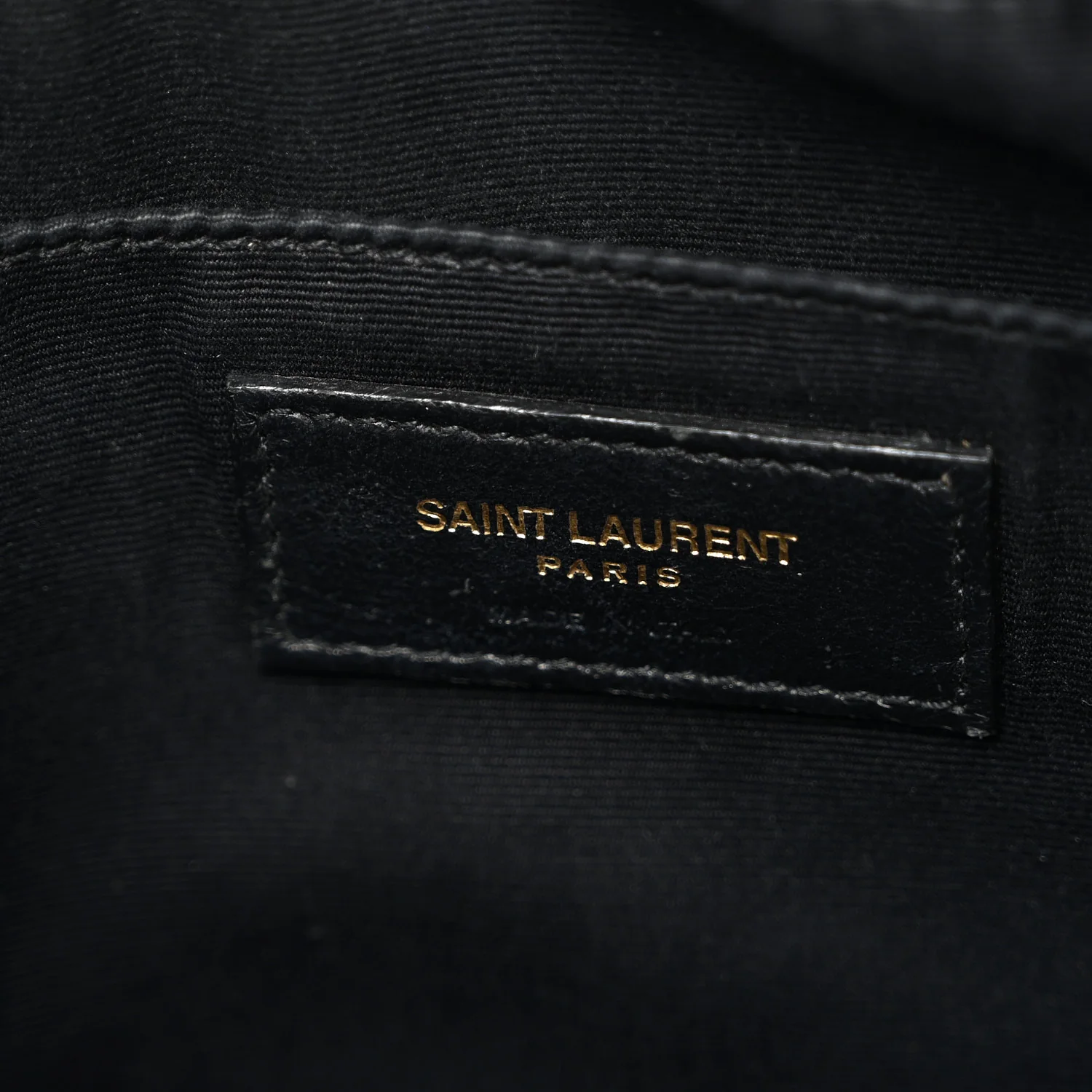 Calfskin Matelasse Monogram Lou Camera Bag Black