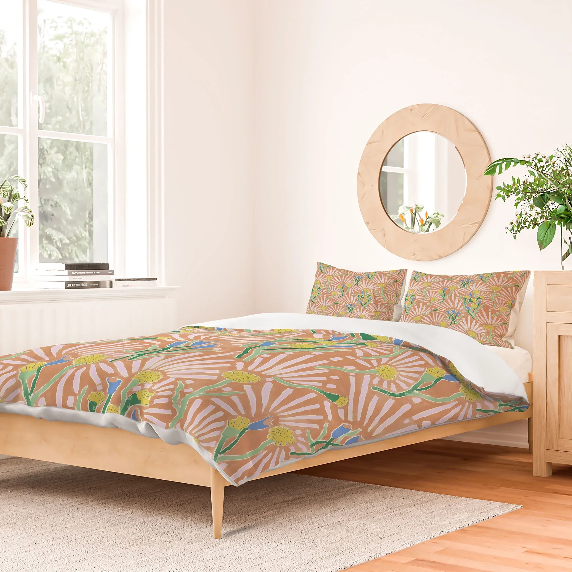 Society6 MSRYSTUDIO Garden Magic Fantasy Duvet Polyester Twin- 68 X 88