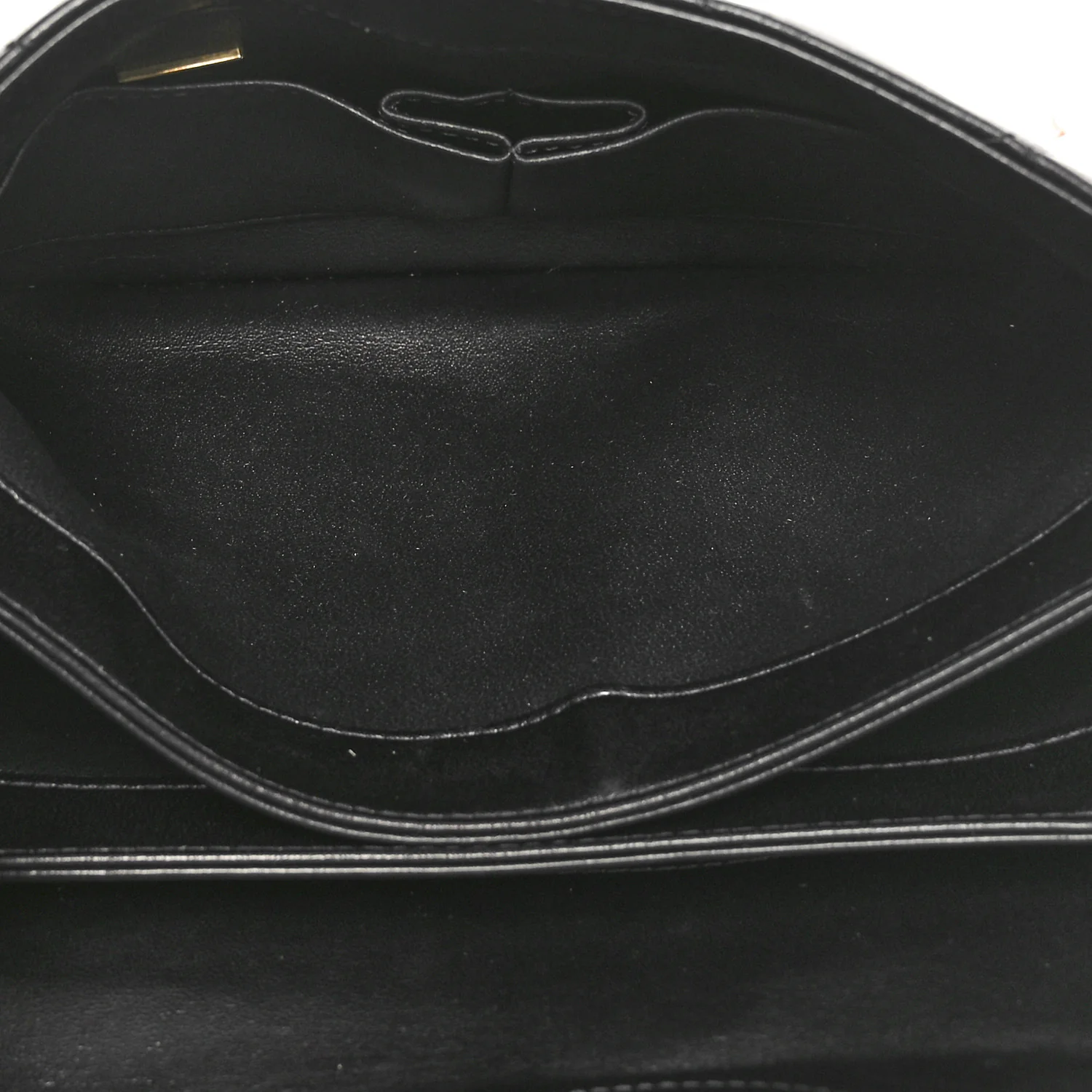 Lambskin Quilted Small Trendy CC Dual Handle Flap Bag Black