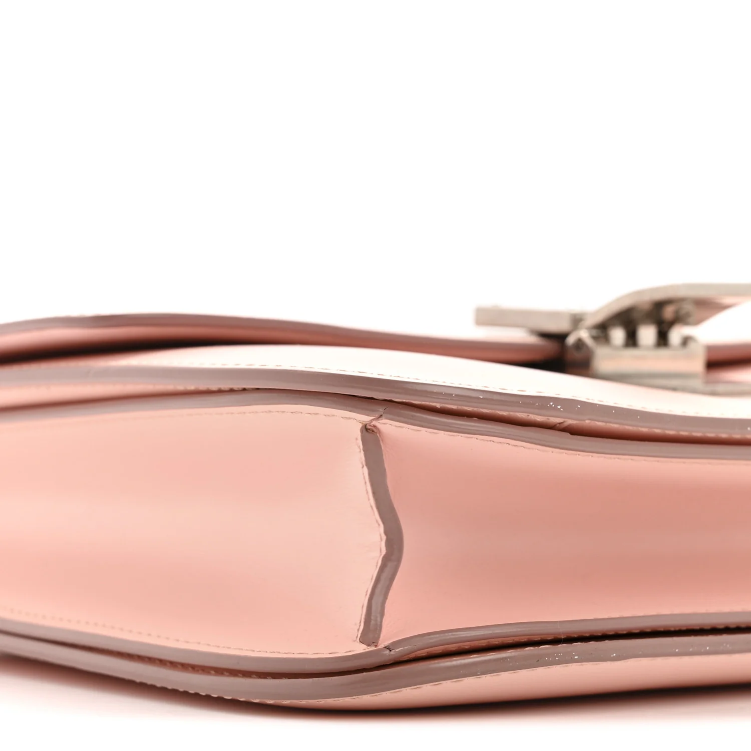 Smooth Calfskin Medium Classic Box Flap Bag Pink