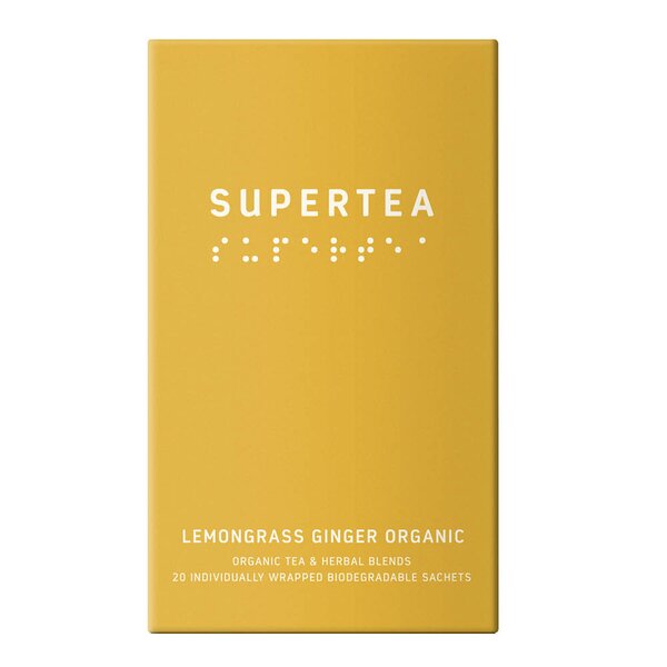 Supertea økologisk urtete 30g 20 stk sitrongress ingefær