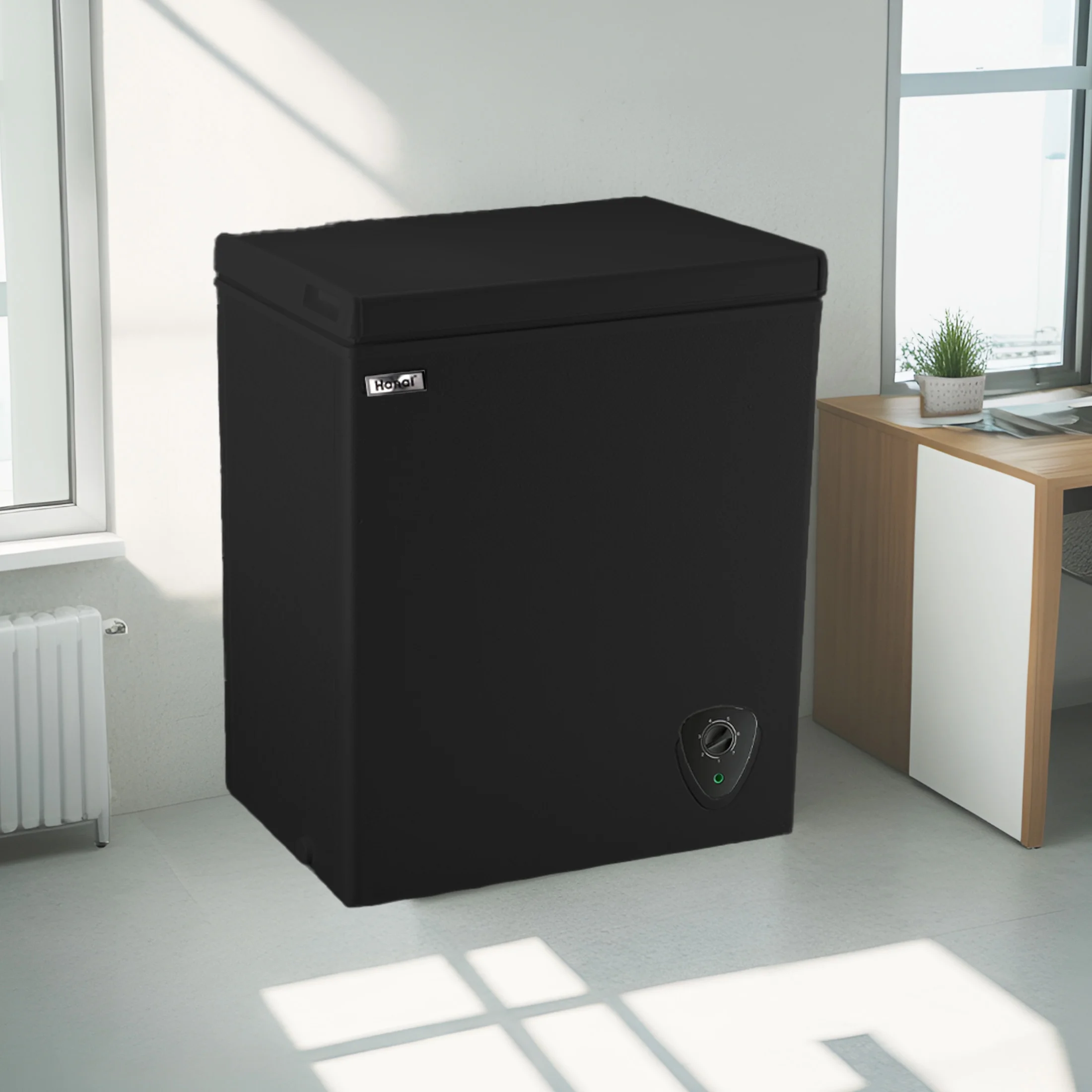 5 cu ft Freezer, Chest Freezer, Black