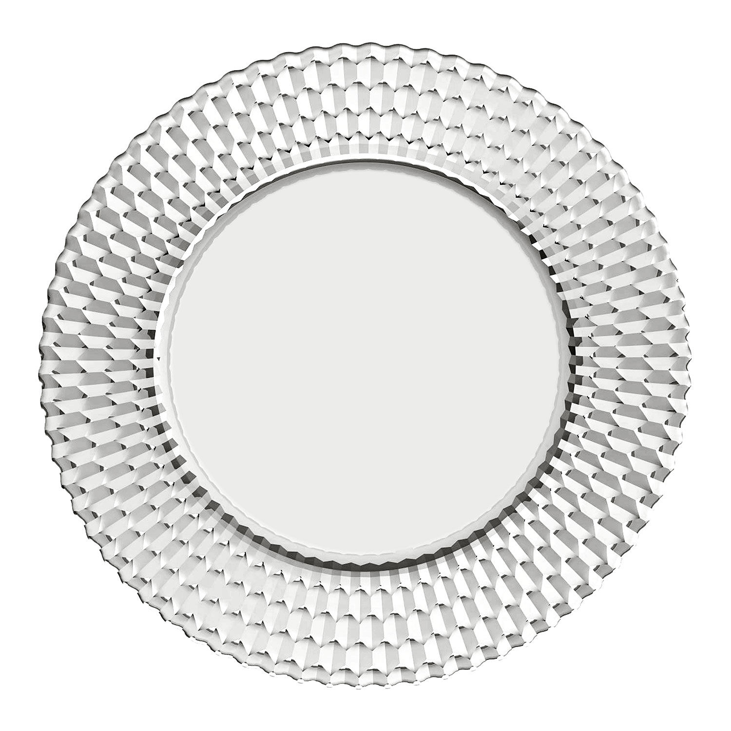 Boston Serving/ Under Plate - Clear, crystal glass
