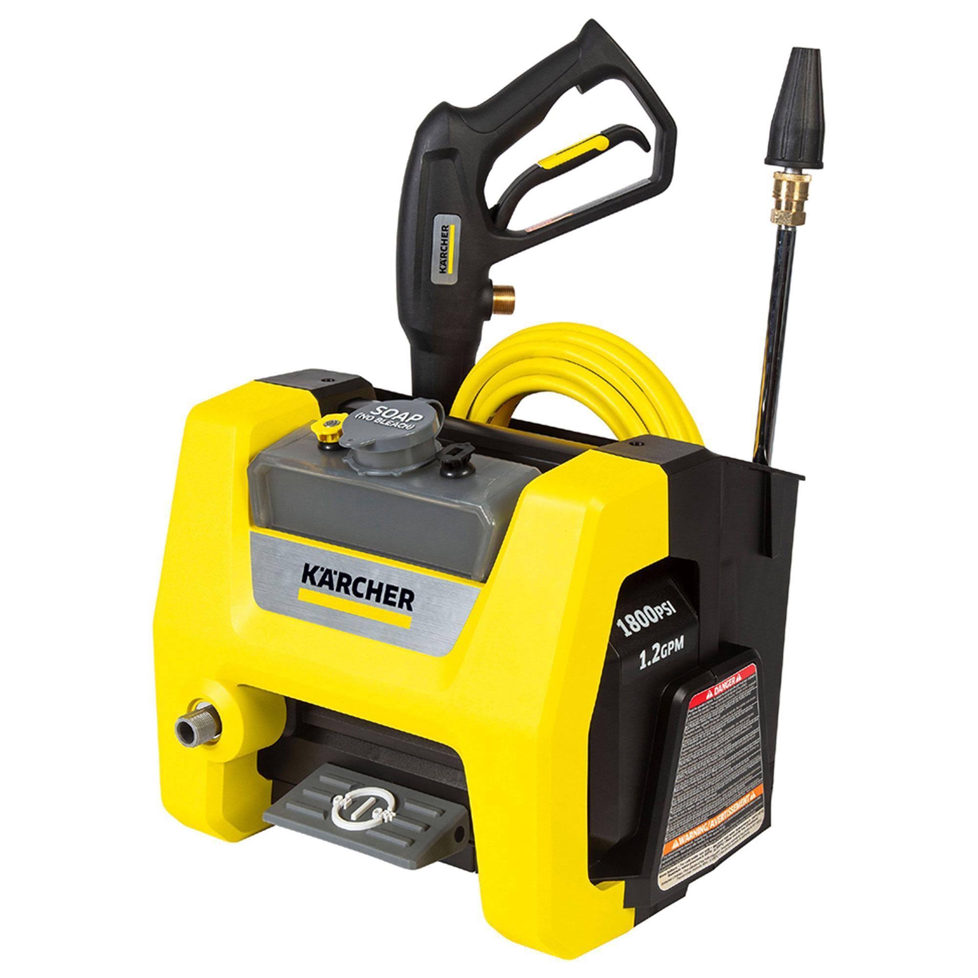 Karcher K1800PS Cube 1800 PSI Electric Pressure Washer Metal