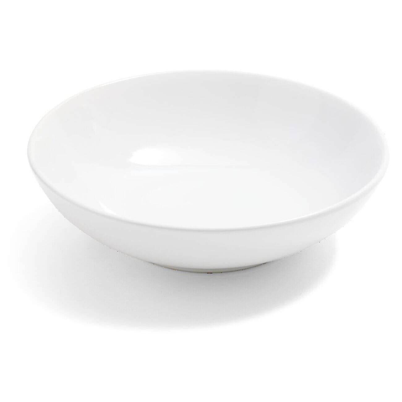 Assiette à soupe Madrid grès blanc Ø20cm