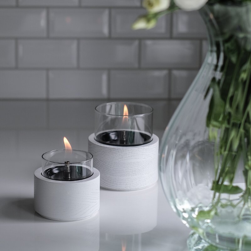 Lotus bordlykt 10 0,15L hvit