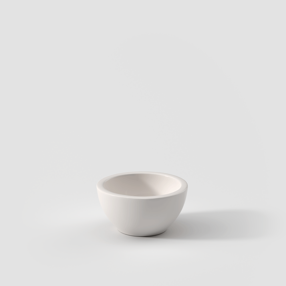 Artesano Dipping bowl - White, 1.7 oz, Premium Porcelain