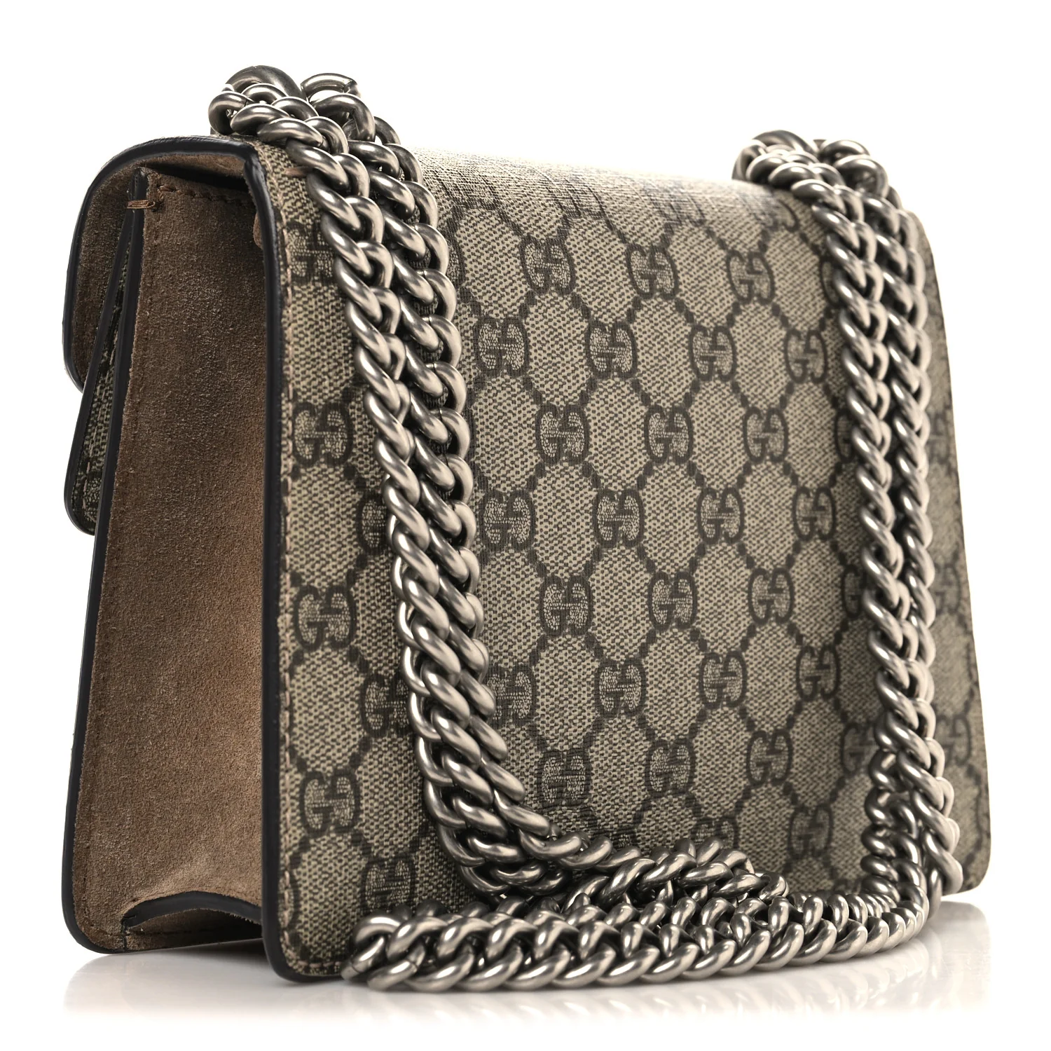 GG Supreme Monogram Mini Dionysus Shoulder Bag Taupe