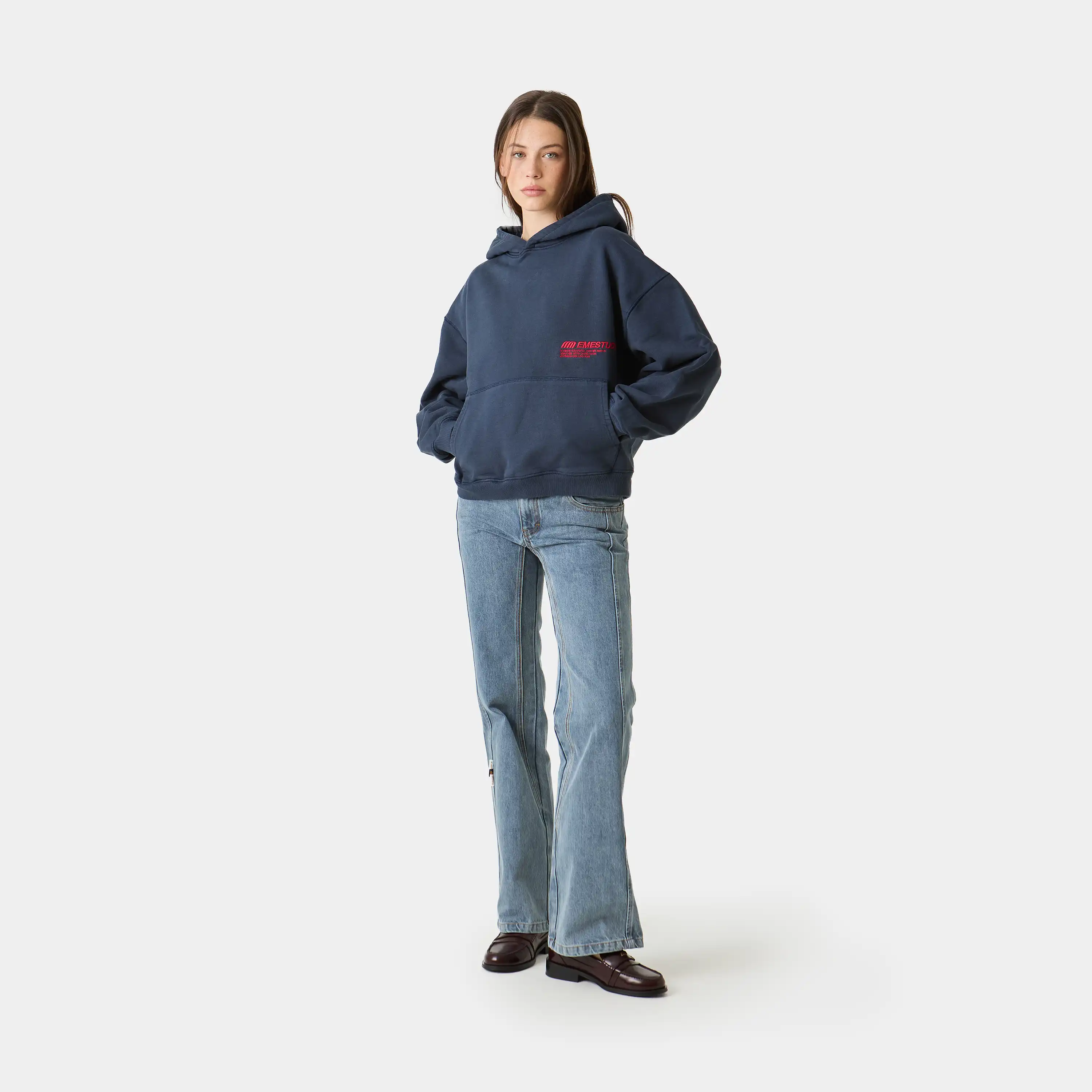 Roots Navy Oversized Hoodie