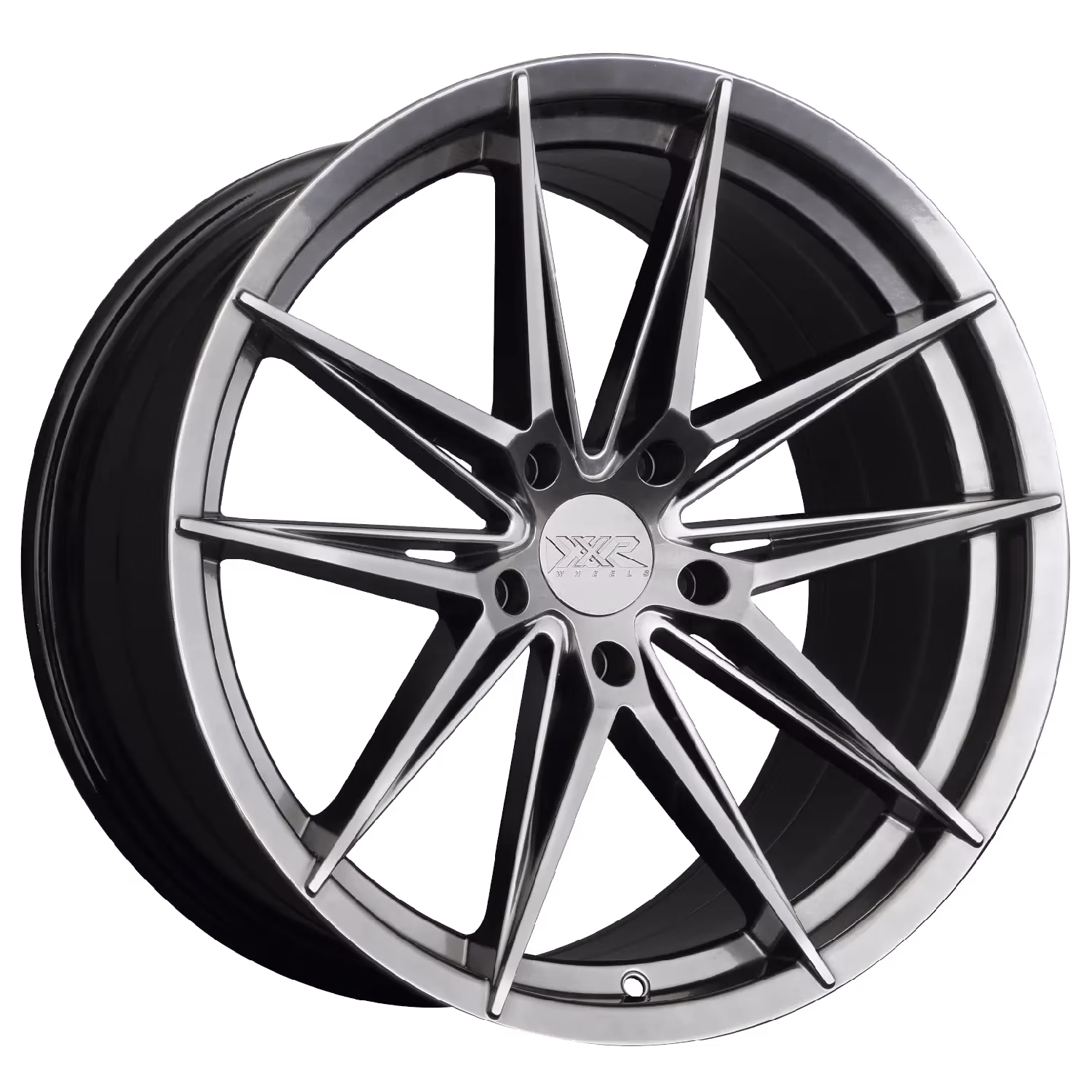 1 X 577 18X8.5 5-112 73.1 Hub +35 Offset Chromium Black Wheel Rim
