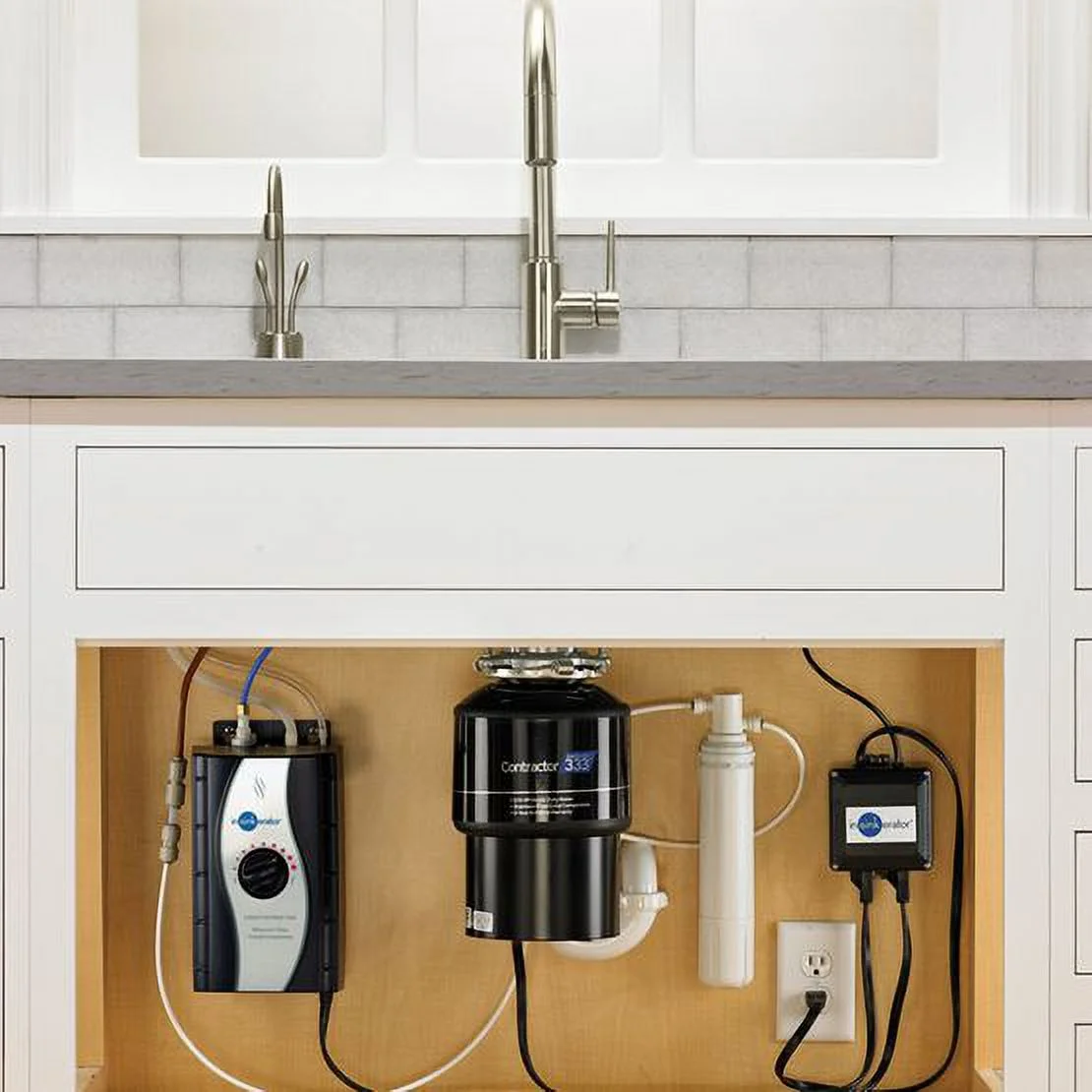Contractor Series Pro 333 Garbage Disposal, 3/4 HP with Cord in Black 79343A ISE(Black) Image 4