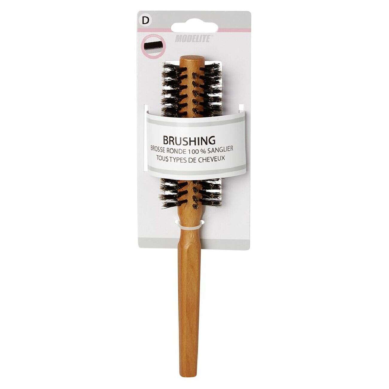 Brosse à brushing picots sanglier Ø16 mm