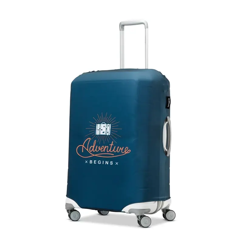 Adventure Begins Printed Luggage Cover M Luggage Accessories | 4765-VXUGZ - SAMSONITE OUTLET