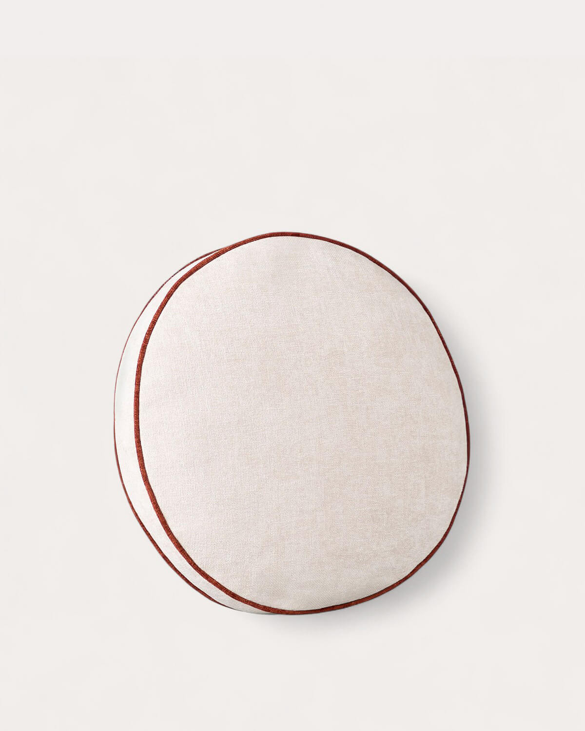 Ilham - Cojín Redondo de Tela (Ø 43 cm) Ilham