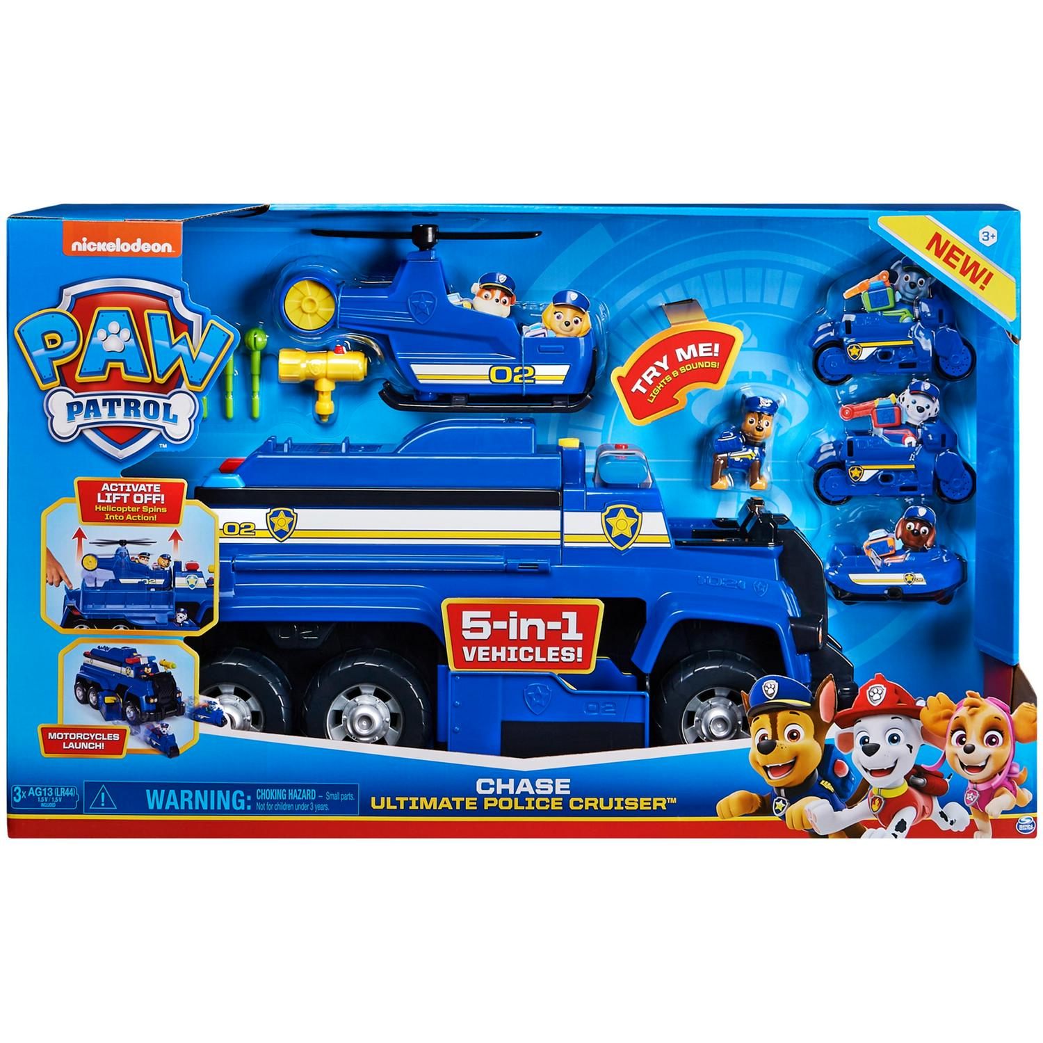 . Chase's 5-in-1 Ultimate Cruiser with Lights and Sounds. for Kids Aged 3 and up - Image 2