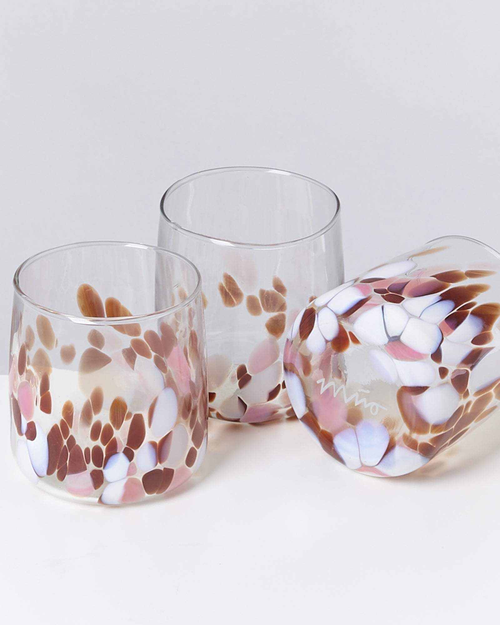 ALEGRIA - SMALL GLASS AMBER PINK