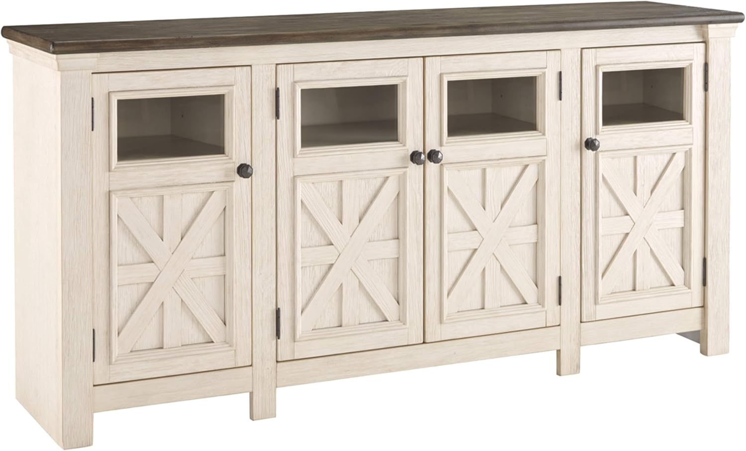 Signature Design by Ashley Bolanburg Extra Large TV Stand, Fits TVs up to 72