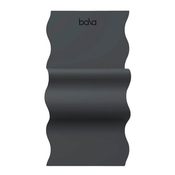 Wavy Mat treningsmatte 5 mm 183 cm kullgrå