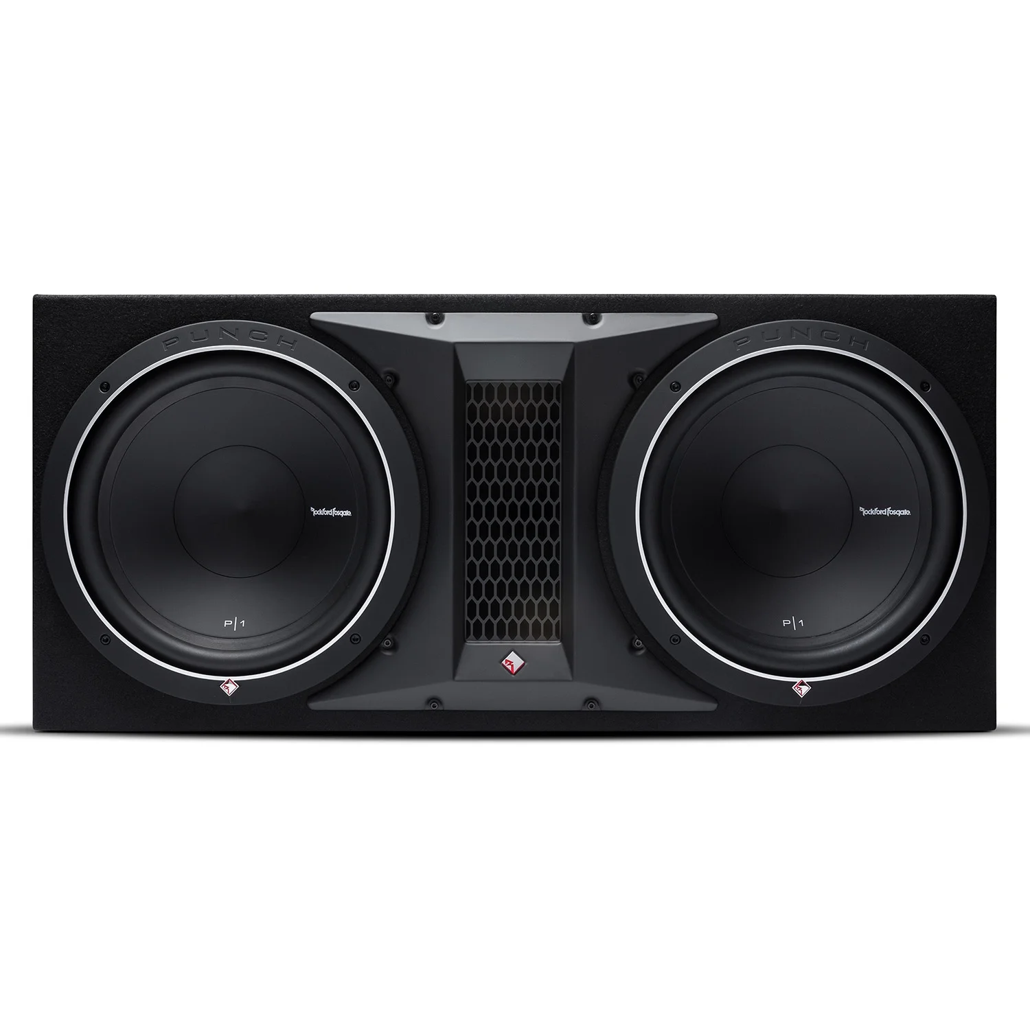 New P1-2X12 500 Watt Punch Dual P1 12" Loaded Subwoofer Enclosure - Image 4