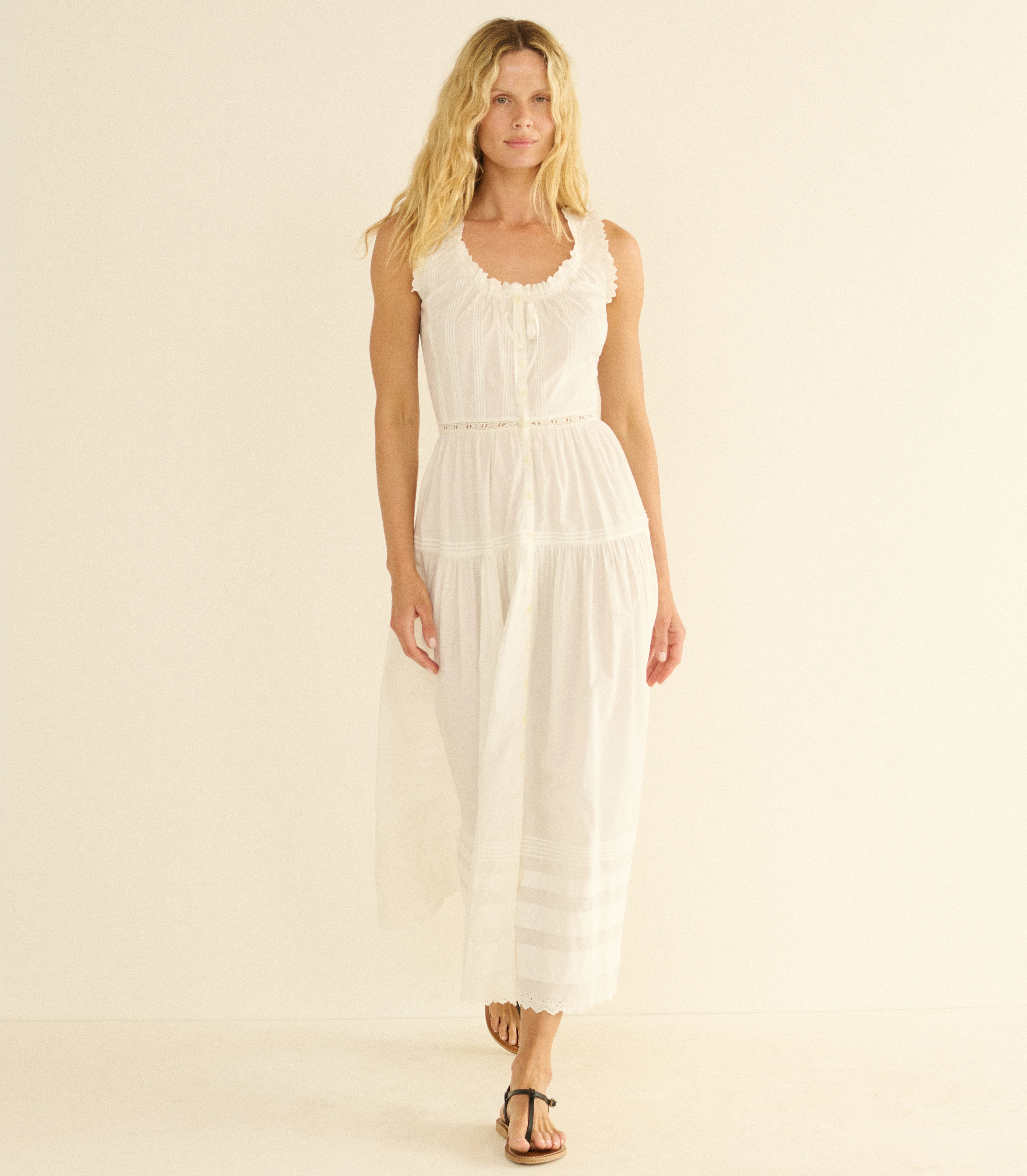 HORTENSE DRESS -- SALT