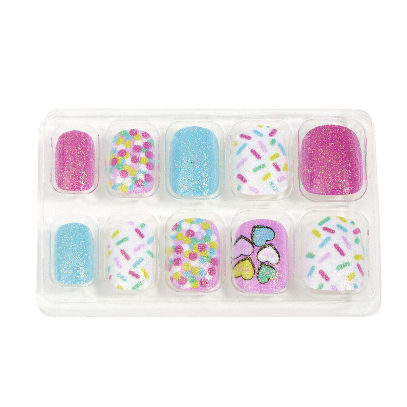 Faux ongles pour enfant x10 Martinelia rose