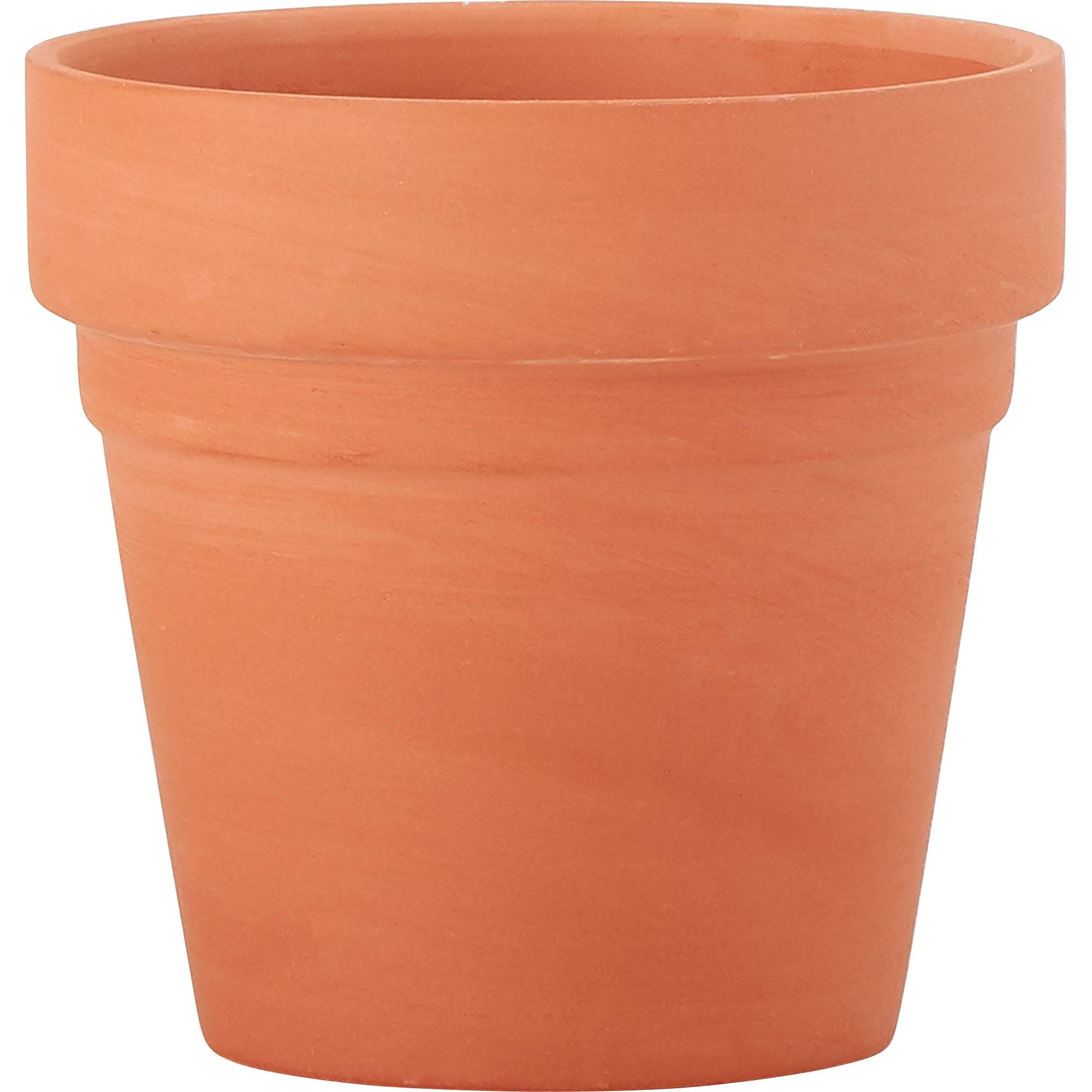Plaid Medium Terra Cotta Flower Pot, 1 Each, Brown