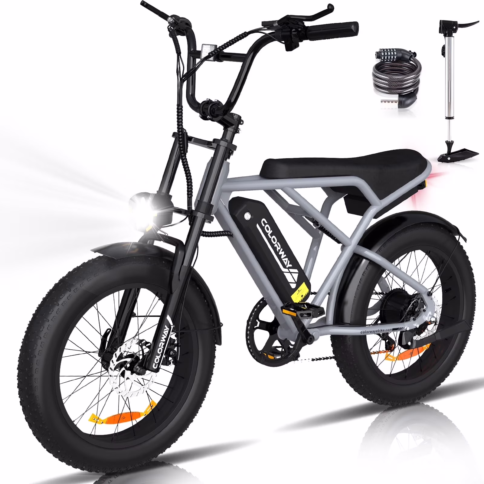 750W 20"x4.0 Fat Tire Electric Bike, 48V 15Ah Battery, Off-road E-Bike for Adults, UL2849 Certified(BLACK BLACK-48V/15Ah) - Image 3