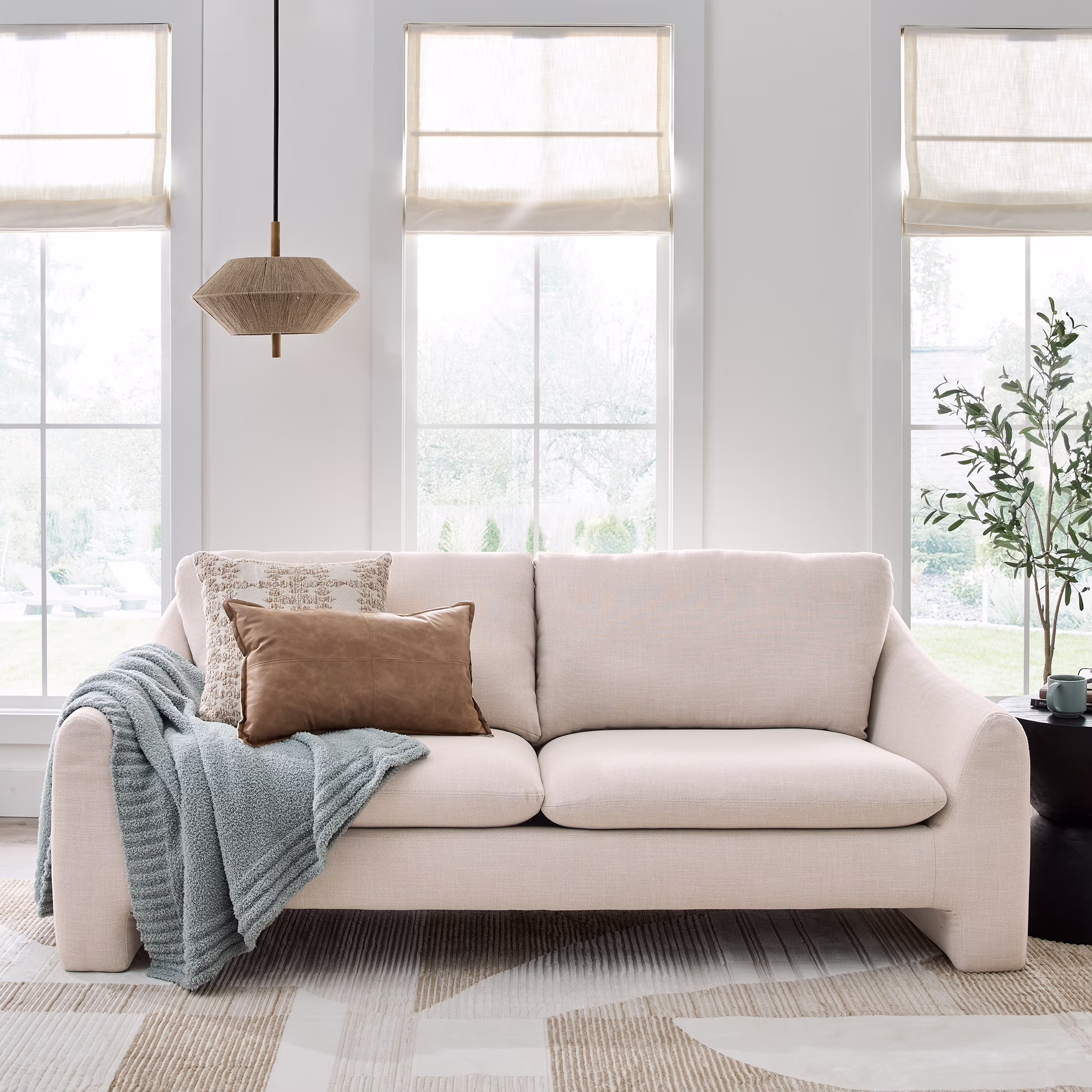 Better Homes & Gardens 83.86 Emerson Sofa, Truffle Brown