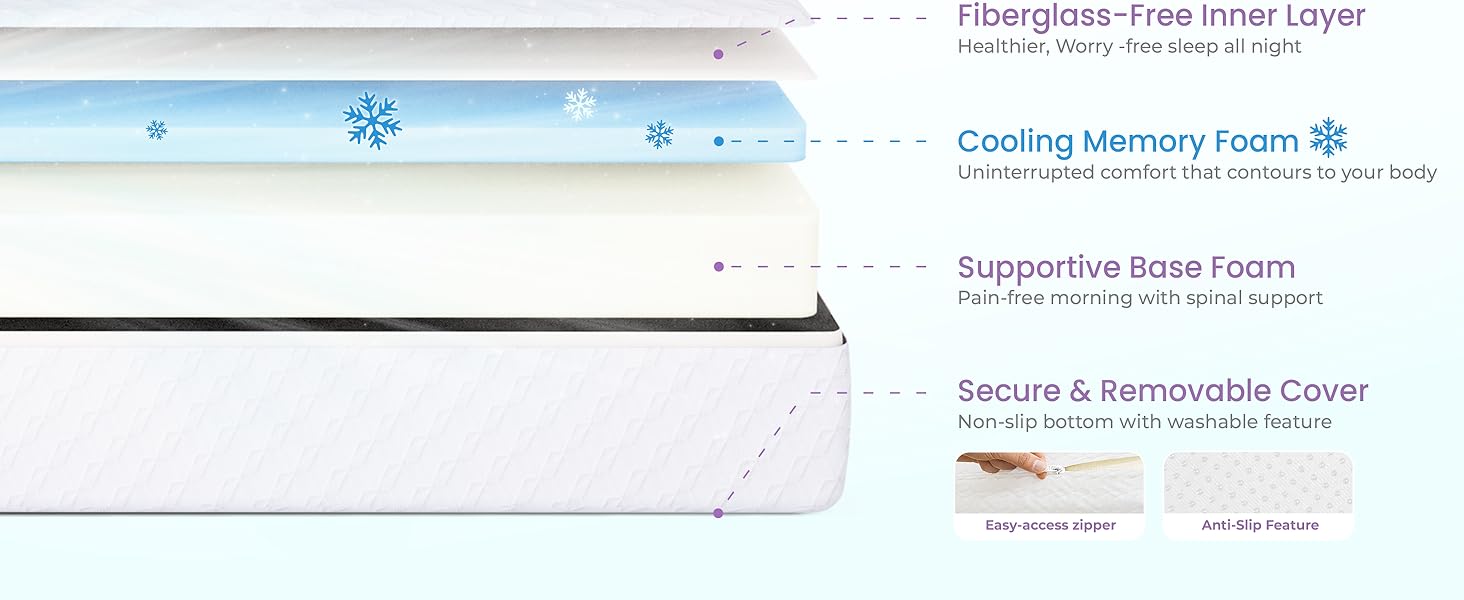 cooling gel mattress memory foam mattress full size mattress