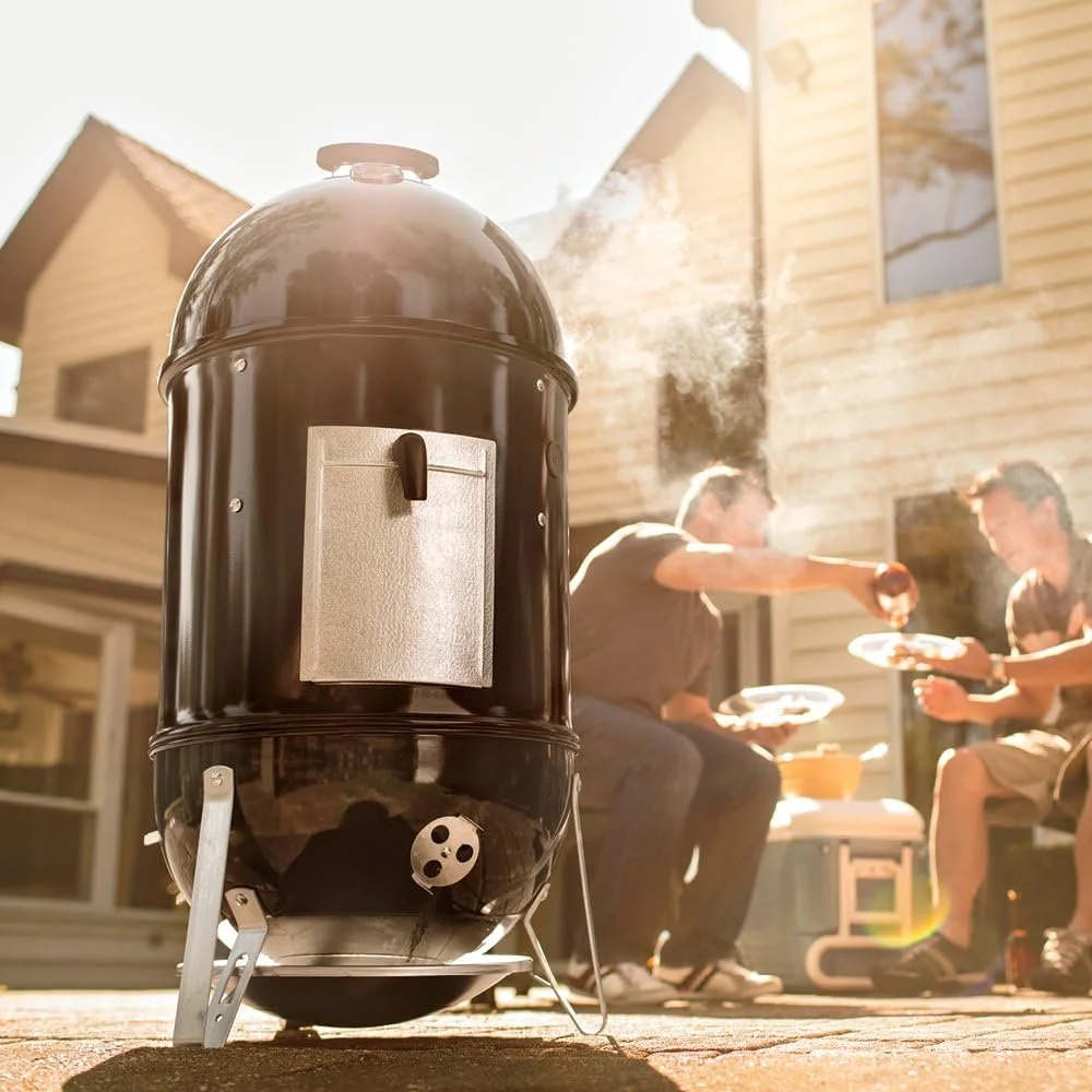 Weber 18 - Inch Smokey Mountain Cooker, Charcoal Smoker, Black