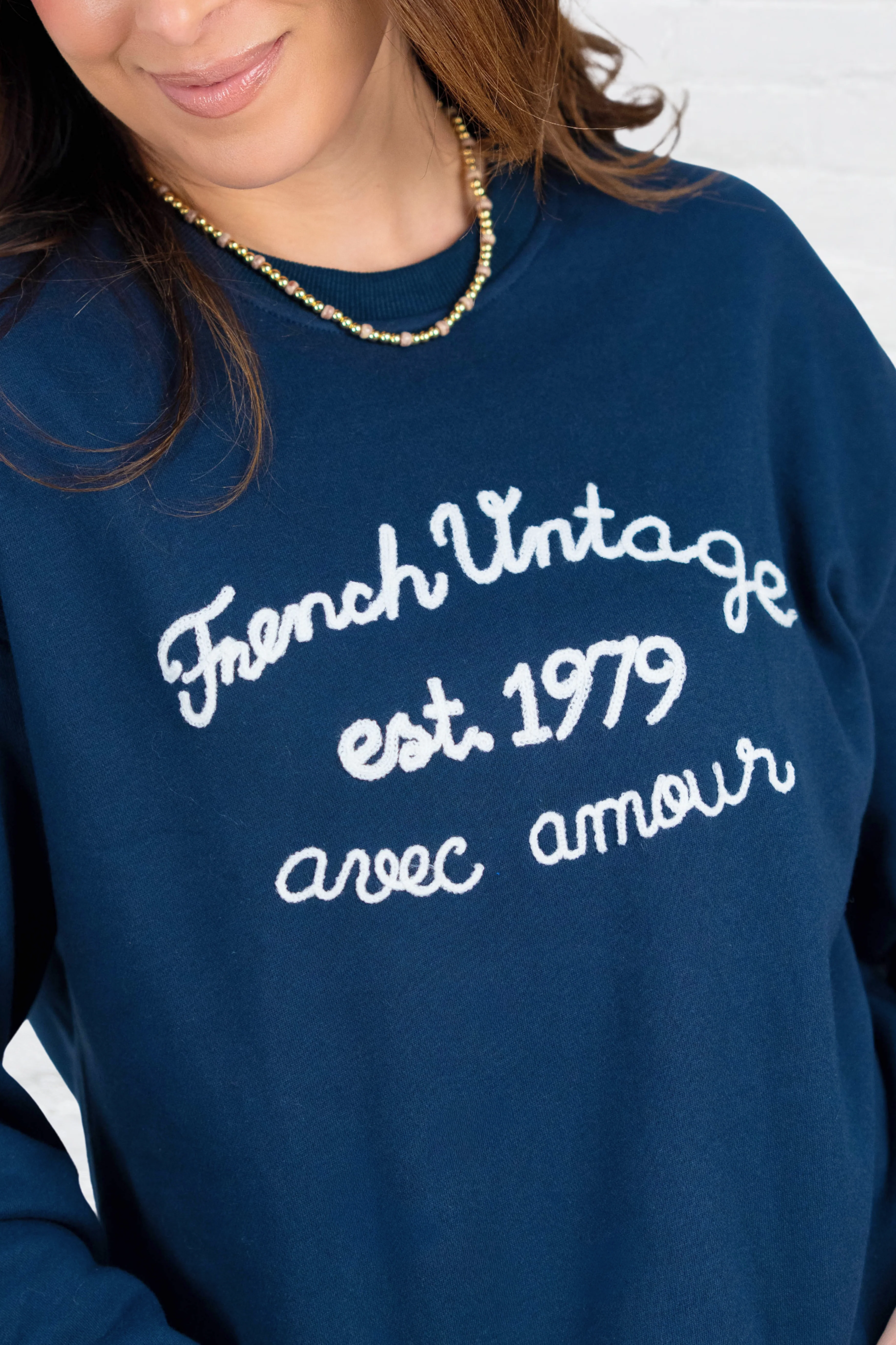 French Vintage Script Sweatshirt